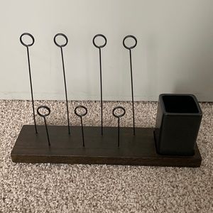 Picture holder and pencil cup